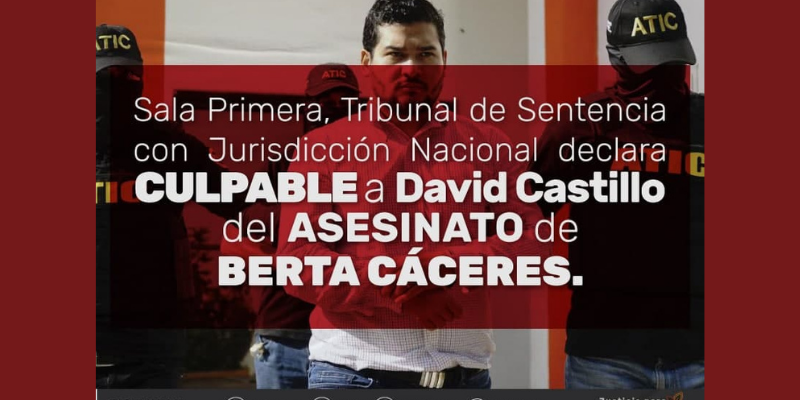 Una victoria popular de justicia para Berta; un paso al rompimiento del pacto de impunidad