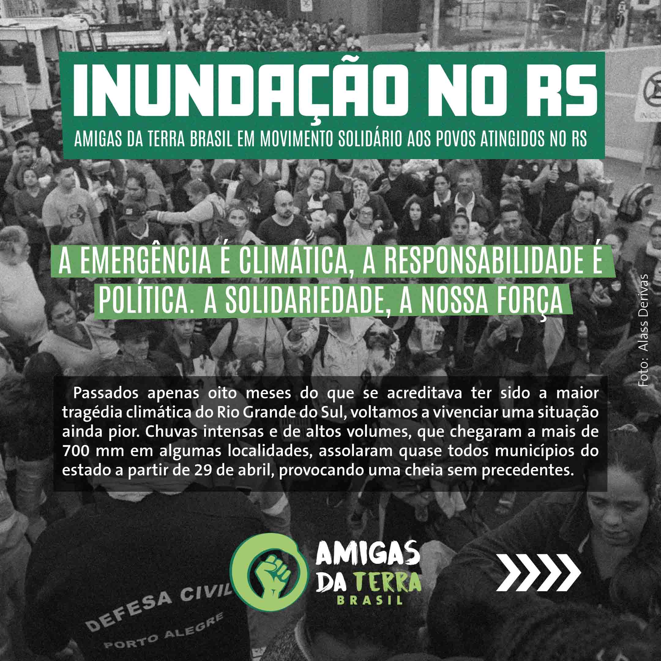 Brasil: Solidaridad Internacionalista ante las inundaciones en Río Grande Do Sul (RS)