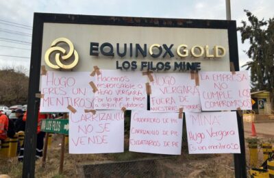 Ejidatarios cierran operaciones de mina “Los Filos» de Equinox Gold, por incumplimiento de cláusulas de convenio y en medio de amenazas