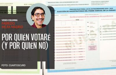 Video: Por quién votaré (y por quién no) por Fabrizio Mejía