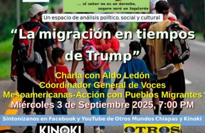 El Escaramujo en la Radio del miércoles 3 de septiembre será reprogramado: La migración en tiempos de Trump