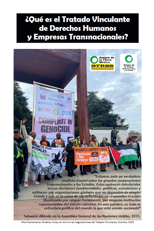 Folleto: ¿Que es el Tratado Vinculante de Derechos Humanos y Empresas Transnacionales?