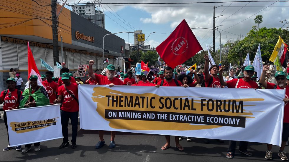 REMA respalda declaración del Foro Social Temático sobre Minería y Economía Extractivista lanzado en la Cumbre de los Pueblos durante la COP 30 en Belém, Brasil 