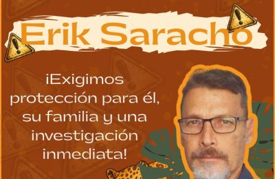 Exigimos justicia y protección ante el cobarde atentado en contra del defensor del medio ambiente Erick Saracho