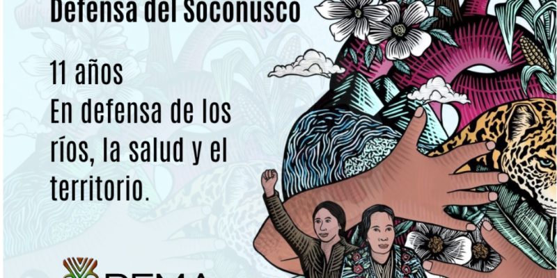 El Frente Popular en Defensa del Soconusco celebra 11 años de defender el agua