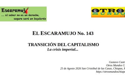 El Escaramujo 143: TRANSICIÓN DEL CAPITALISMO