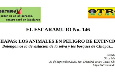 El Escaramujo 146: CHIAPAS: LOS ANIMALES EN PELIGRO DE EXTINCIÓN